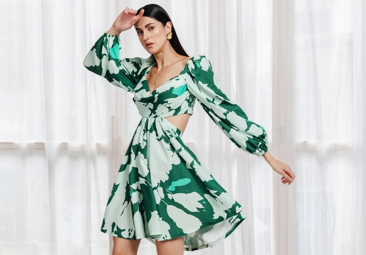 ワンピース BOSS Woman Dress Teal 50530955 400 Dresses
